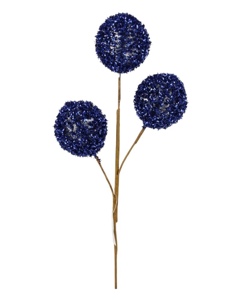 Tinsel Ball Pick X3 Blue