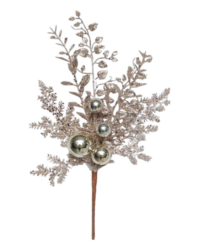 Glitter Mixed Pine Ball Spray