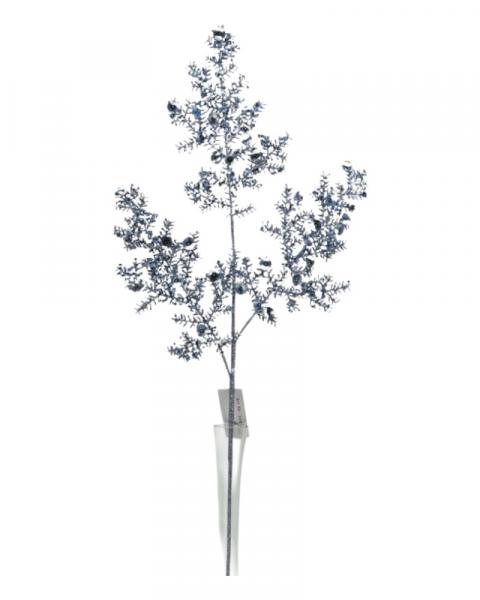 Glitter Juniper Spray 31" Blue