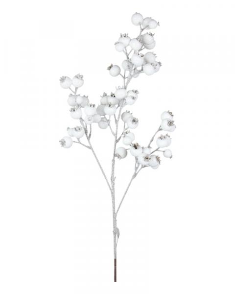 Berry Spray 28" White