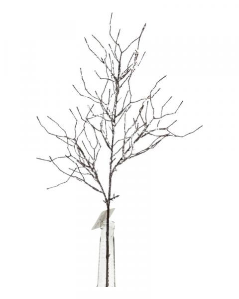 Iced Twig Spray 25" White/Natural