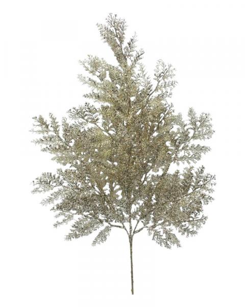 Glitter Meta Juniper Spray 30" Gold