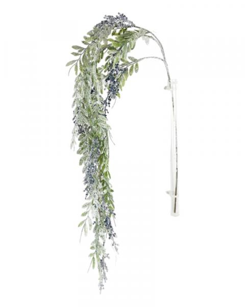 Hanging Pepper Berry Branch 46" Blue