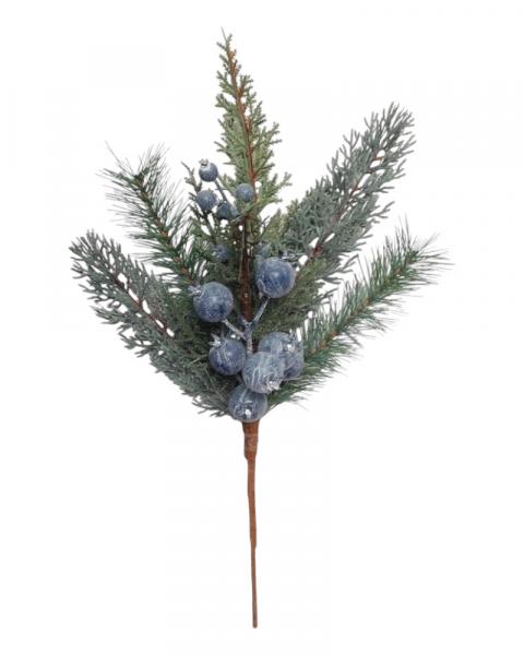 Mixed Pine Berry Pick 16" Blue/Green