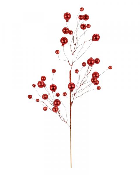 Glitter Ball Berry Spray 28"