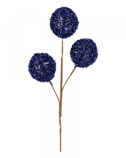 Tinsel Ball Pick X3 Blue