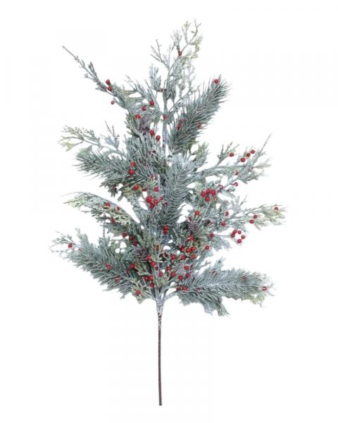 Mixed Cedar Pine Berry Spray 21"