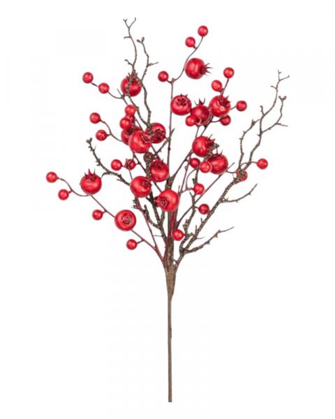 Twig Berry Pick 15" Red Natural