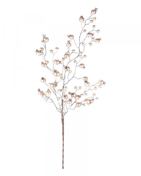 Frosted Crabapple Spray 38" Champagne