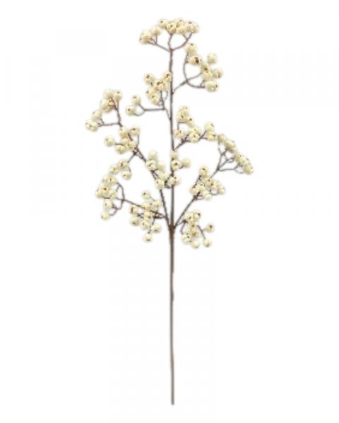 Berry Spray 25" Ivory