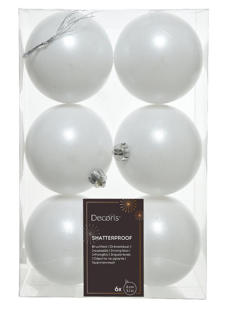 Shatterproof 3.14" Box 6 White