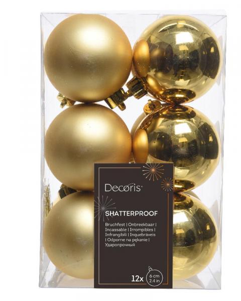 Shatterproof 2.31" Box 12 Light Gold