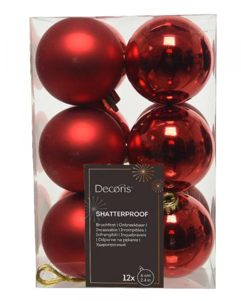 Shatterproof 2.31" Box 12 Red