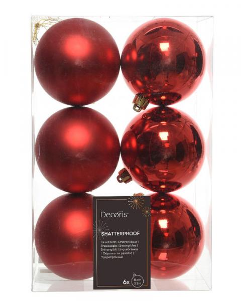 Shatterproof 3.14" Box 6 Red