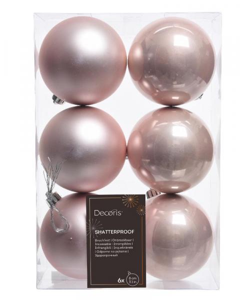 Shatterproof 3.14" Box 6 Pink