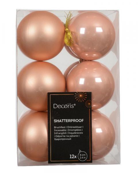 Shatterproof 2.36" Box 12 Peach Pearl