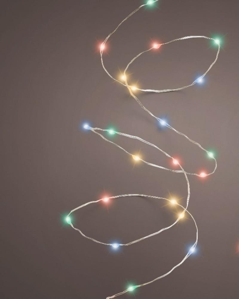 100 String Lights Micro LED 8 Function Twinkle Multi