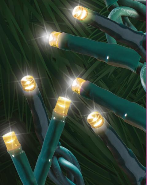 Starry Twinkle 3mm Micro LED Lights 100 Warm White