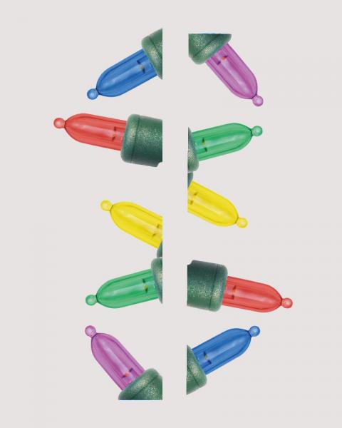 Heavy Duty Italian Mini LED Lights 100 Multi