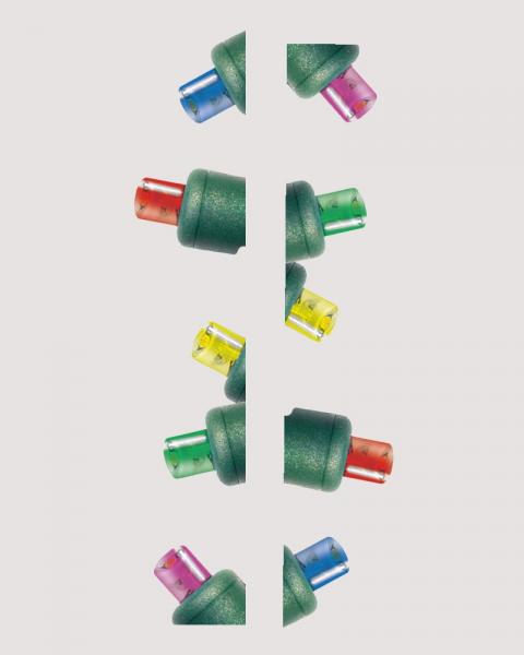 Heavy Duty Italian 5mm LED Lights 100 Multi