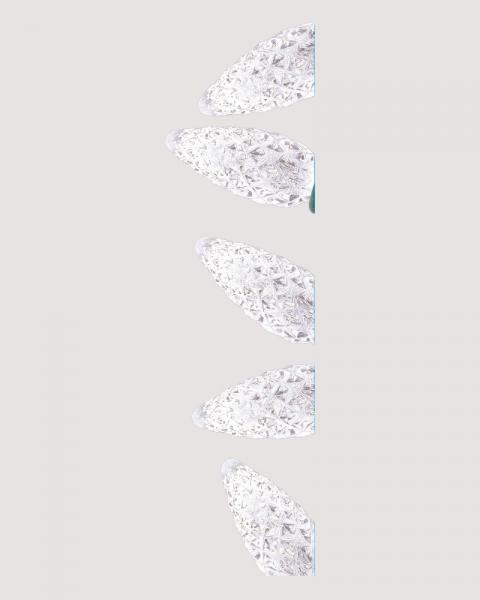 Heavy Duty C6 Faceted LED Lights 100 Pure White