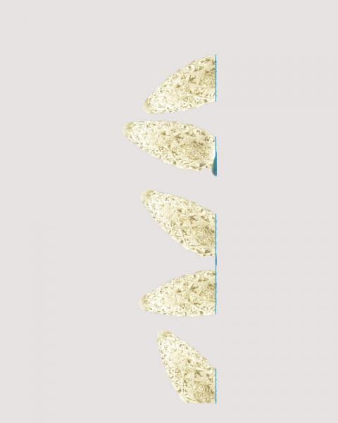 Heavy Duty C6 Faceted LED Lights 100 Warm White