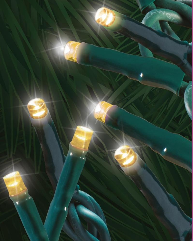 Starry Twinkle 3mm Micro LED Lights 300 Warm White