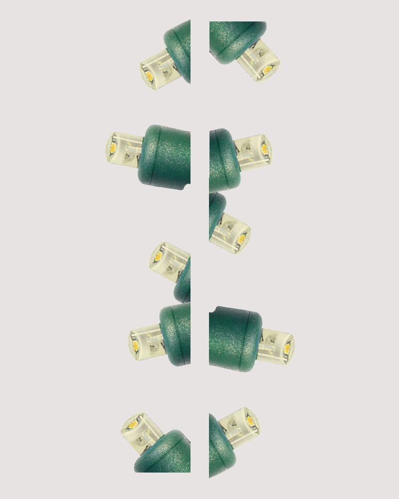 Heavy Duty Italian 5mm LED Lights 100 Warm White