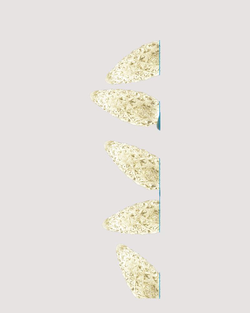 Heavy Duty C6 Faceted LED Lights 100 Warm White