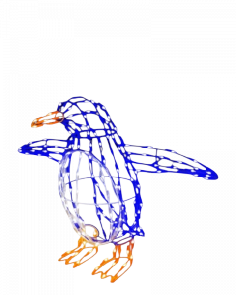 Happy Penguin 26" With LED Lights