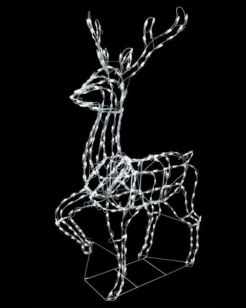 Elegant Buck 67" With White LED Lights