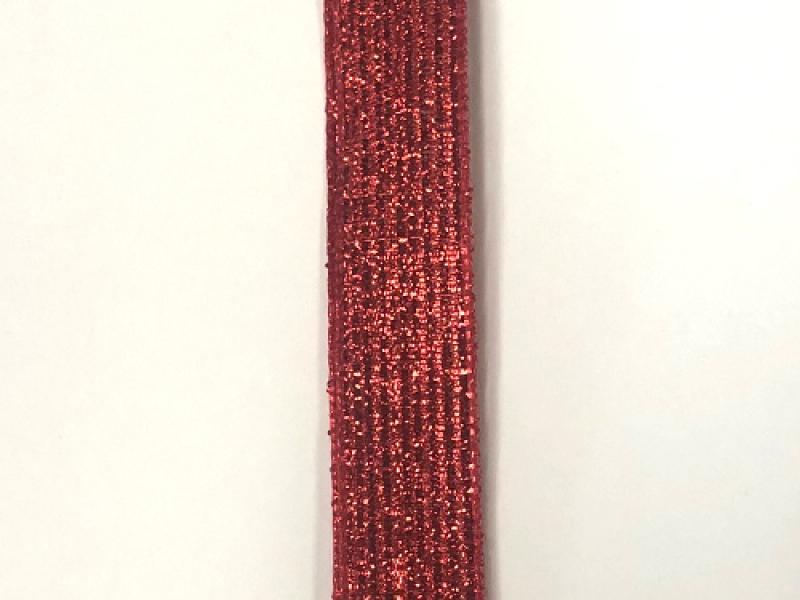 Red Metallic 5/8" 25 Yards