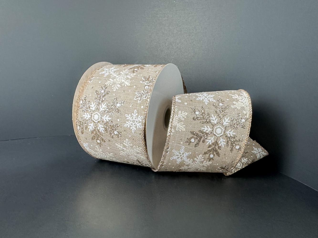 Snowflake Natural/White/Cream 2.5" 10 Yards