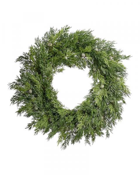 Juniper Wreath 20"
