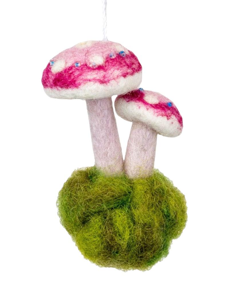 Handmade Pink Ladies Ornament