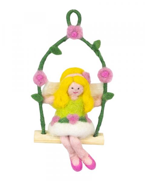 Handmade Cherry Fairy Ornament