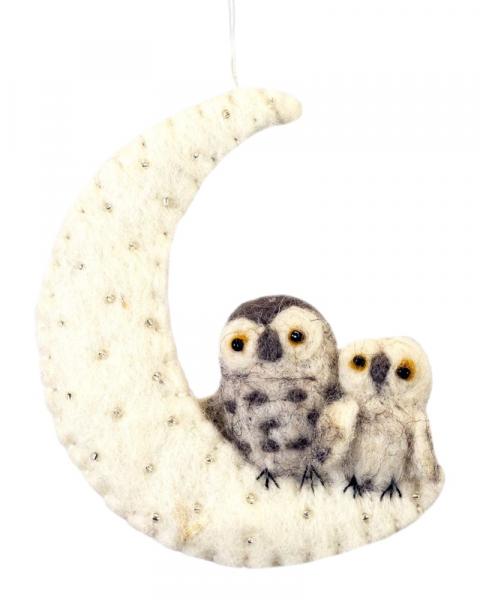 Handmade Night Owls Ornament