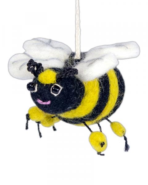 Handmade Honey Bee Ornament