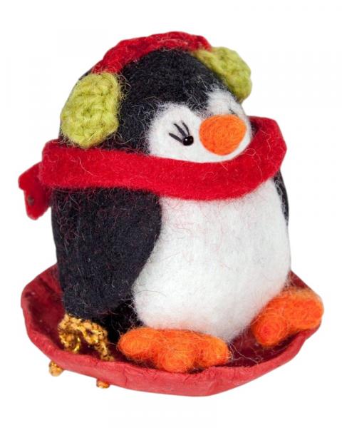 Handmade Penguin Ornament