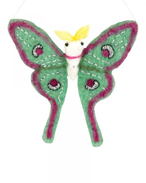 Handmade Luna Moth Ornament