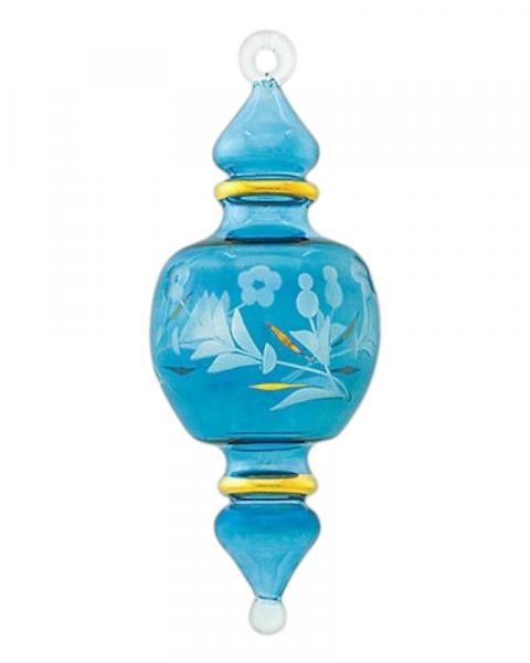 Clear Etched Boxed Ball With Cones Small Size