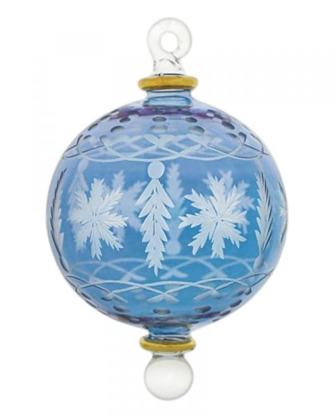 Ball Tree With Snowflake Fancy Etching Full Size