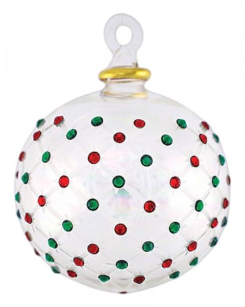 Crystal Chaton With Clear Iris Ball Full Size