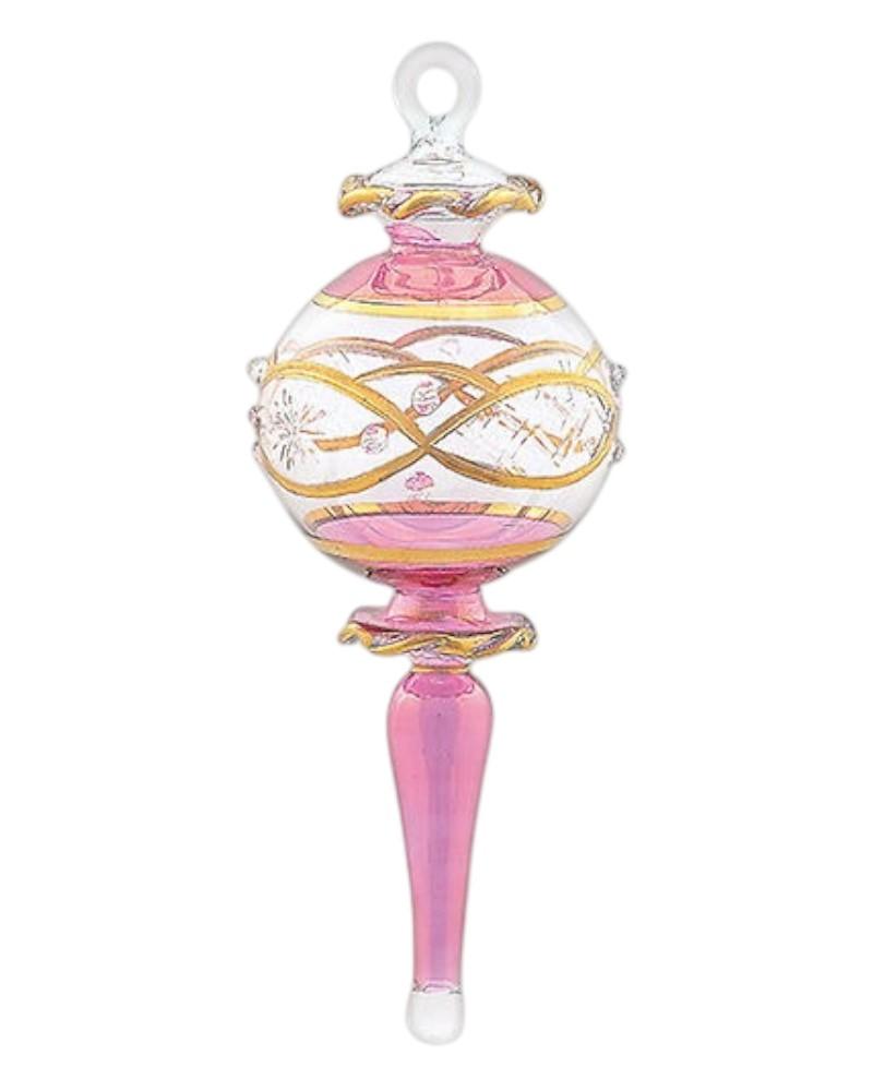 Gold Etched Ball and Cone With Skirt Small Size