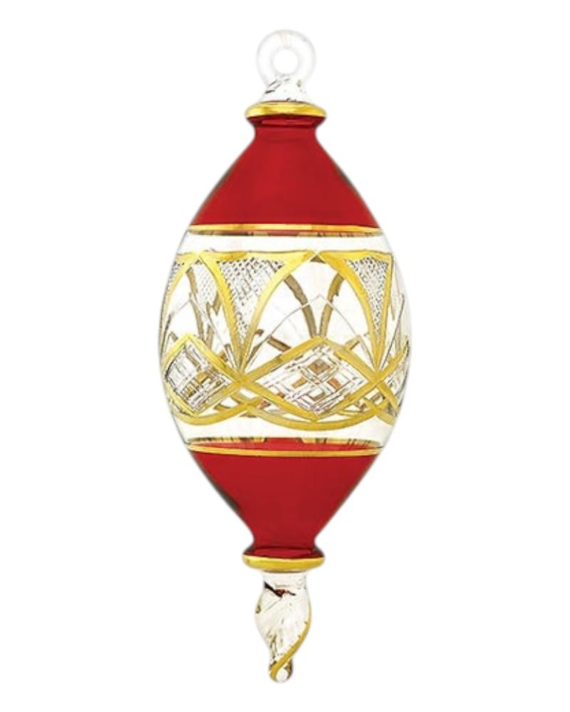 Gold Etched Marquise Shape Full Size