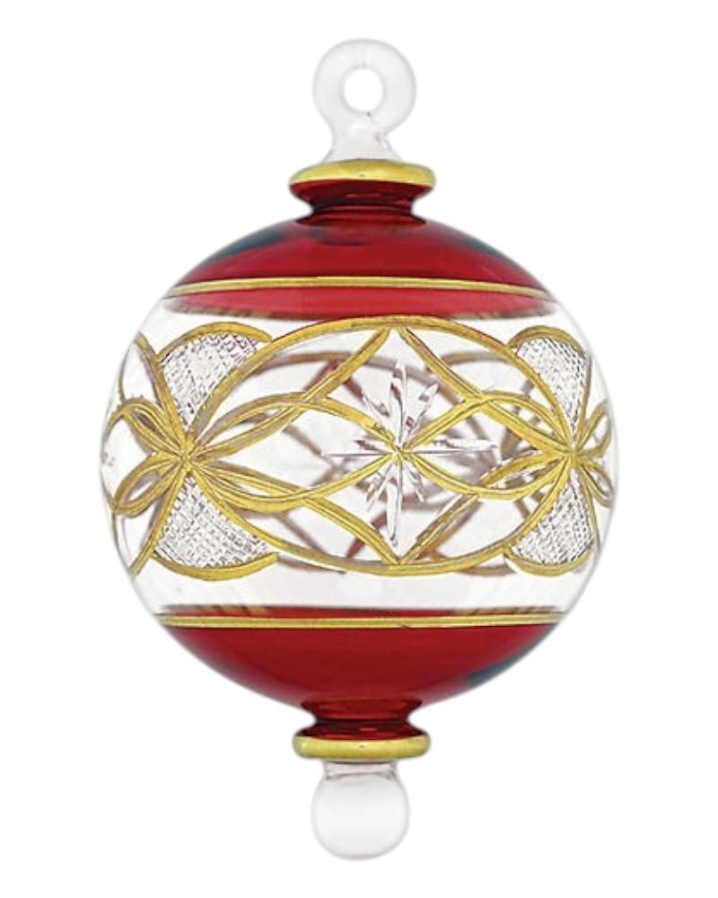 Gold Etched Fancy Ball Full Size