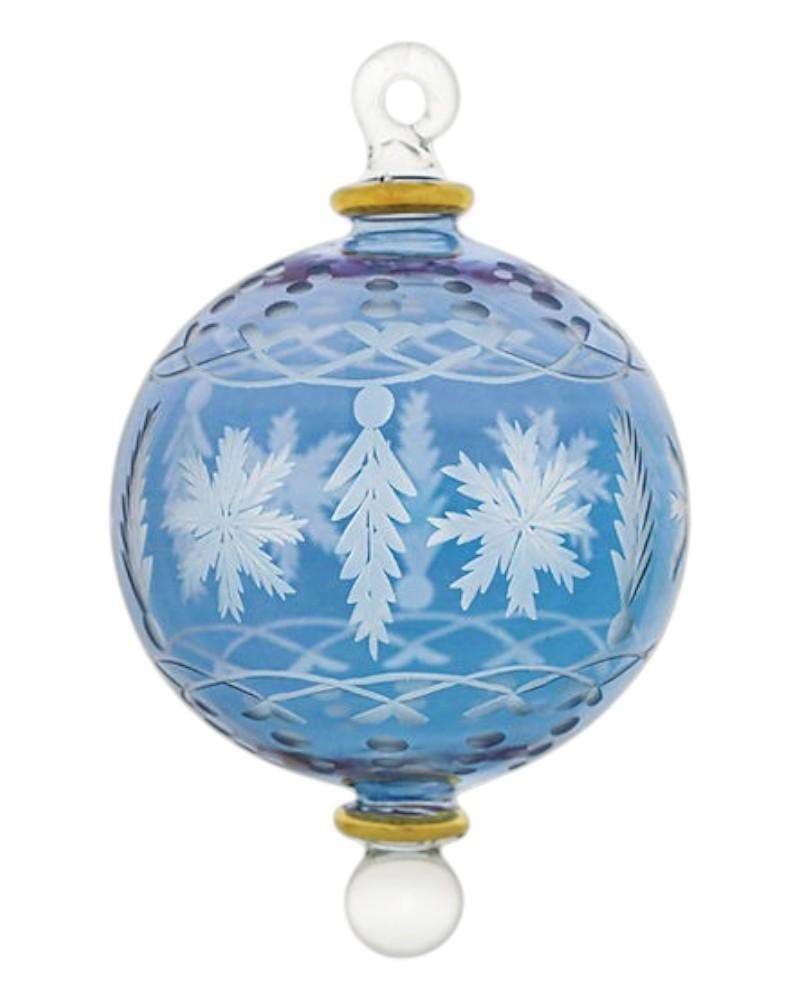 Ball Tree With Snowflake Fancy Etching Full Size