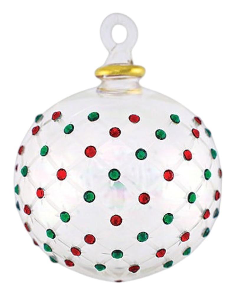 Crystal Chaton With Clear Iris Ball Full Size