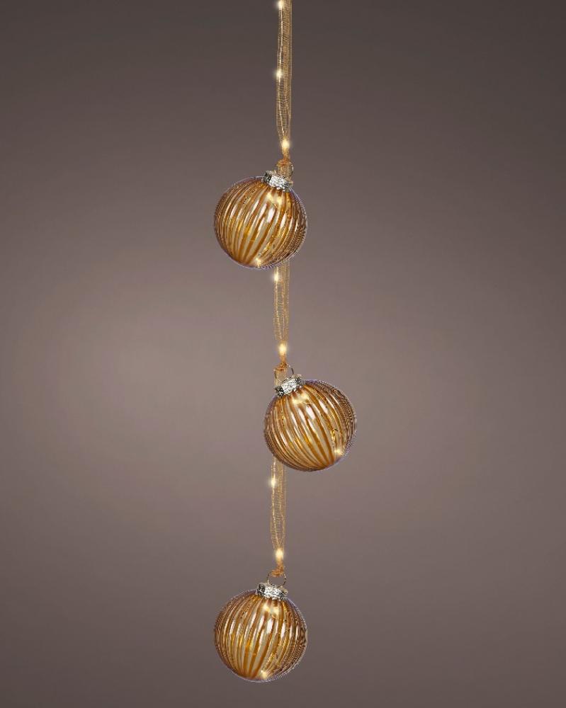 15 Lights Micro LED Bundle Brown/Warm White