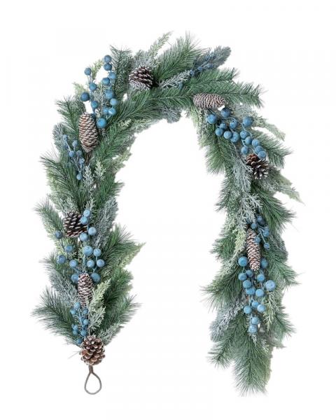 Berry Cones Mixed Garland 5'